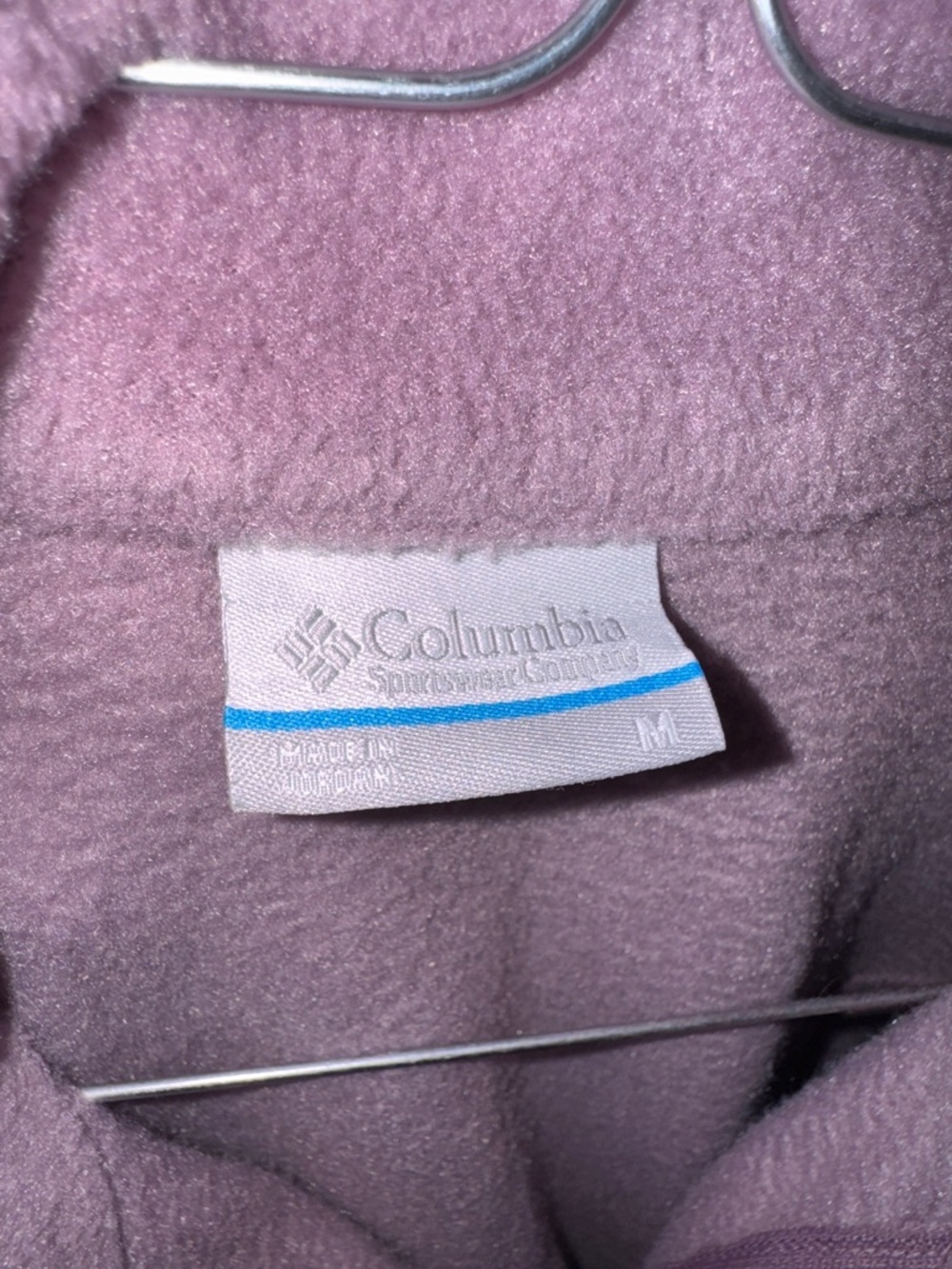 Columbia Women's Light Purple Full-Zip Fleece Jacket - Picture 2 of 2